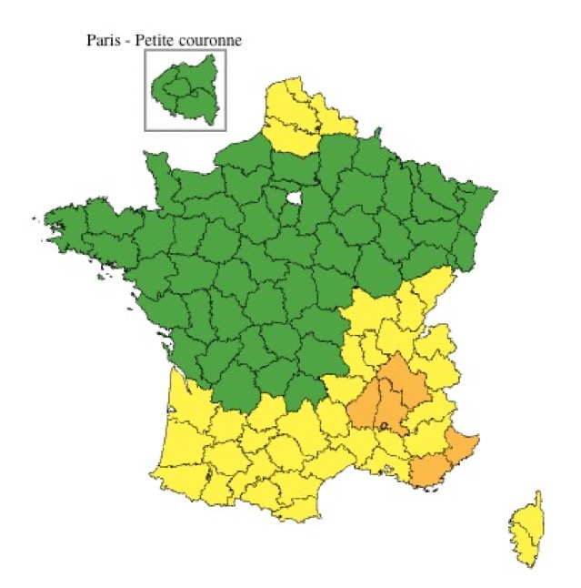 Alerte aux orages : Vigilance orange pour 5 départements en Auvergne-Rhône-Alpes