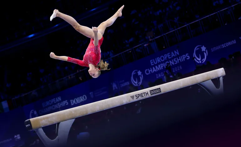 Elena Colas, prodige de la gymnastique, brille lors des championnats d&rsquo;Europe