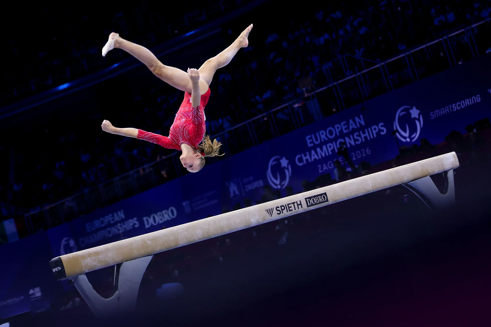 Elena Colas, prodige de la gymnastique, brille lors des championnats d&rsquo;Europe