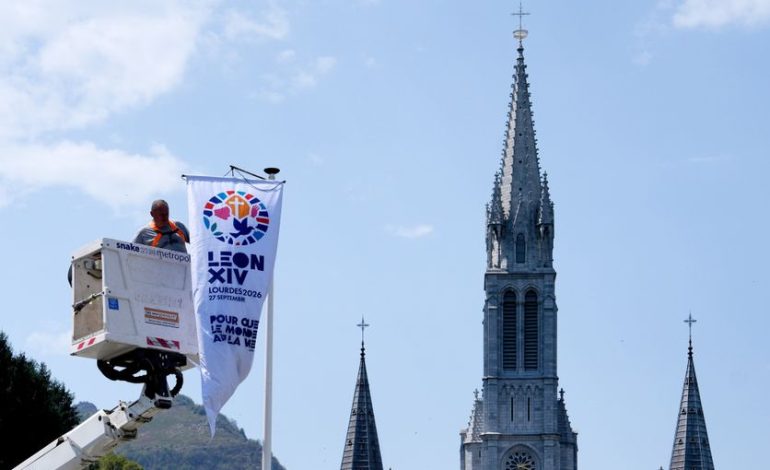 Les préparatifs pour la visite du pape Léon XIV à Lourdes