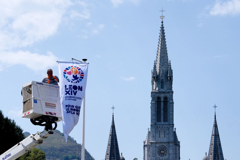 Les préparatifs pour la visite du pape Léon XIV à Lourdes