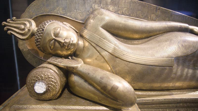 Découverte de statues de Bouddha au Sri Lanka