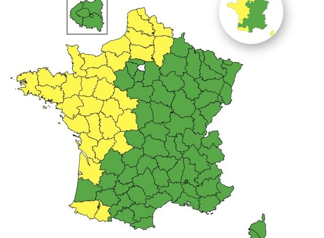 Vigilance Jaune : 30 Départements Menacés par des Orages