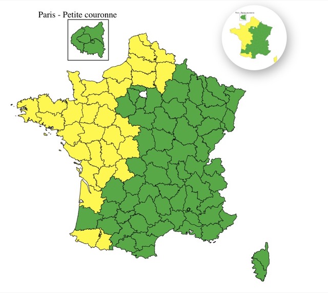 Vigilance Jaune : 30 Départements Menacés par des Orages