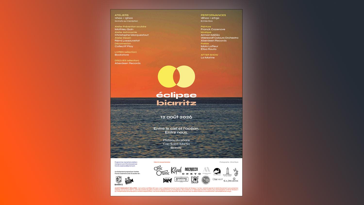 Événement musical unique à Biarritz pour l&rsquo;éclipse solaire