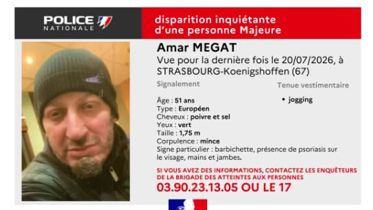 Appel à témoins pour retrouver Amar disparu depuis juillet