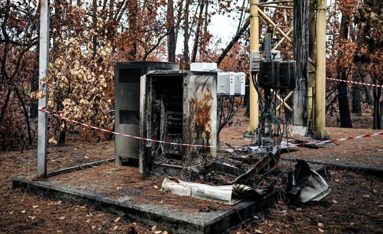 Impact des incendies sur les infrastructures télécoms en Gironde