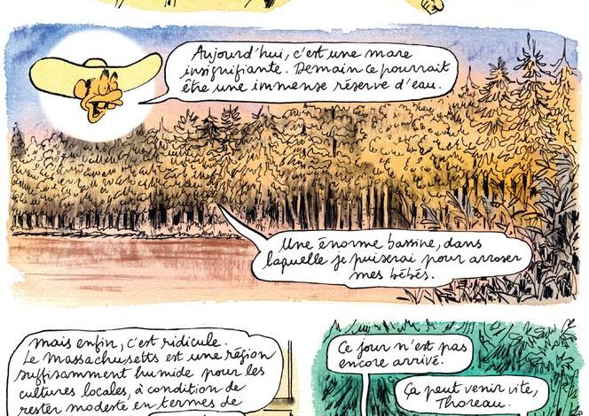 Catherine Meurisse revisite Thoreau dans son nouvel album &lsquo;Le Clan de Walden&rsquo;
