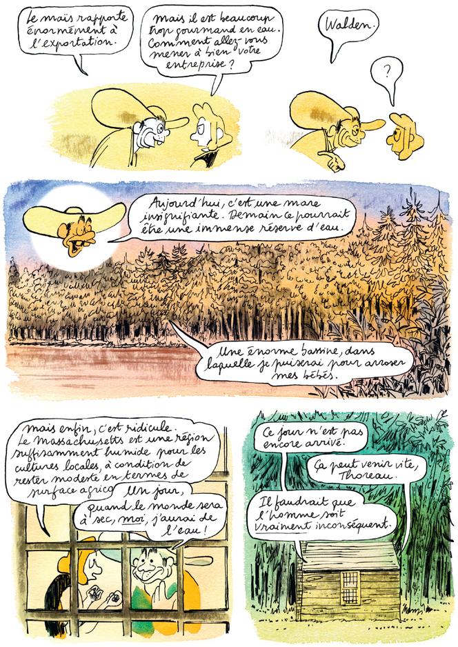 Catherine Meurisse revisite Thoreau dans son nouvel album &lsquo;Le Clan de Walden&rsquo;