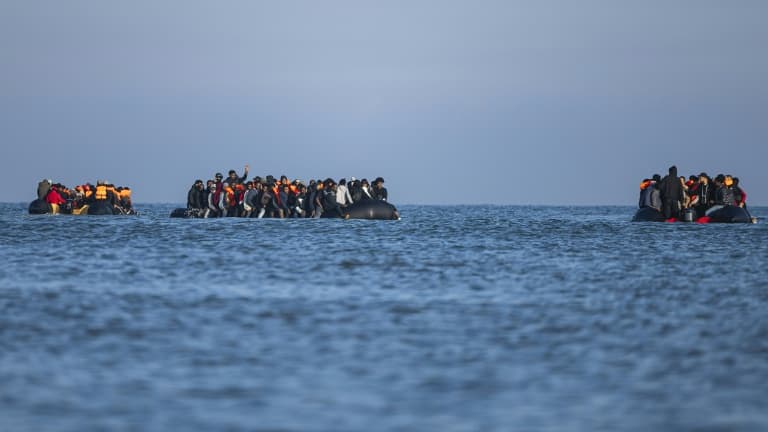 Action de secours au nord de Berck-sur-Mer : 82 migrants secourus