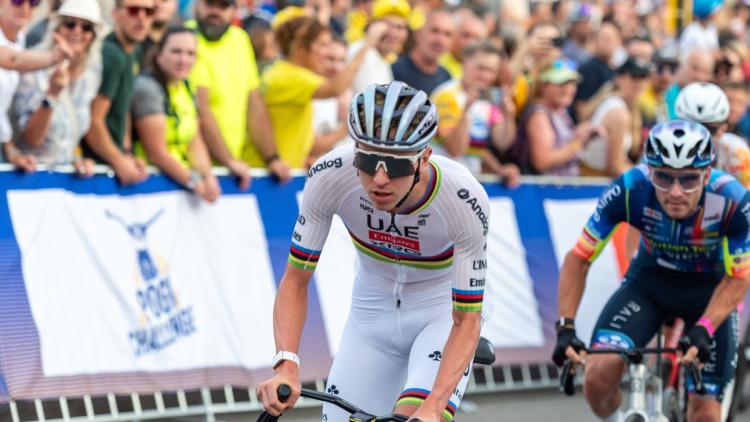 Tadej Pogacar défait lors du Pogi Challenge en Slovénie