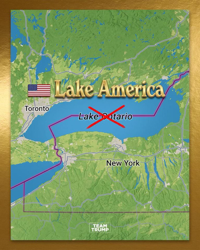 Donald Trump envisage de renommer le lac Ontario