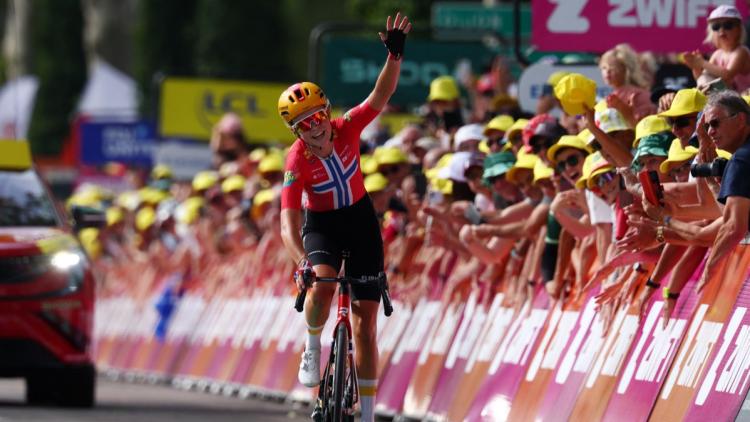 Sigrid Haugset s&rsquo;illustre sur la 3e étape du Tour de France Femmes 2026