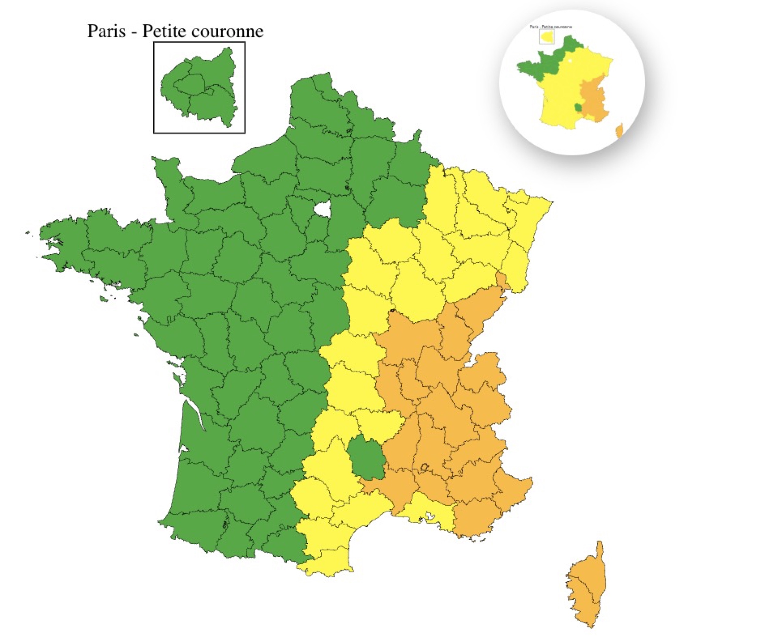 Vingt départements en vigilance orange pour canicule