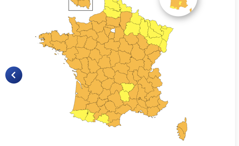 Météo-France Maintient 80 Départements en Vigilance Orange Canicule