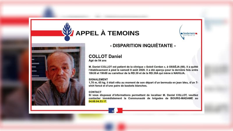 Disparition inquiétante dans les Pyrénées-Orientales : appel à témoins lancé