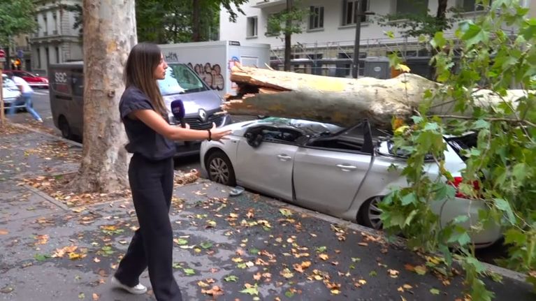 Violents orages dans le Rhône provoquent des dégâts matériels
