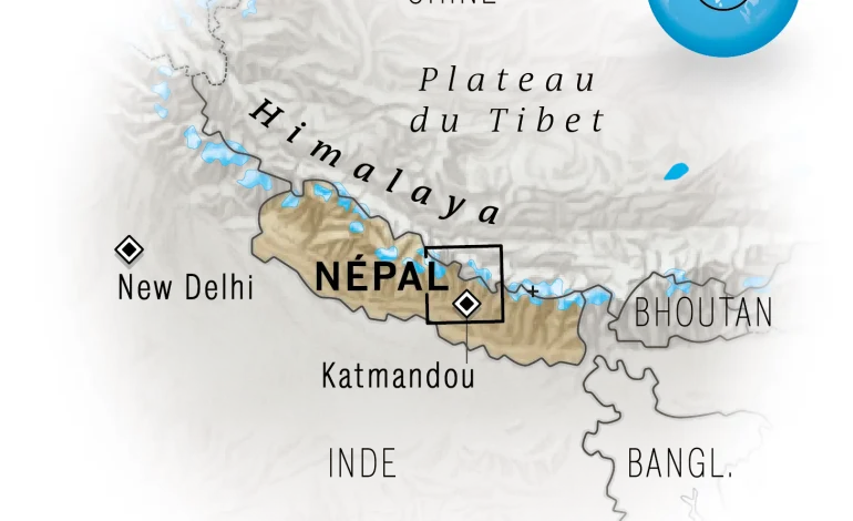 Inondations au Népal et au Tibet
