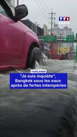 Bangkok sous les eaux après de fortes intempéries