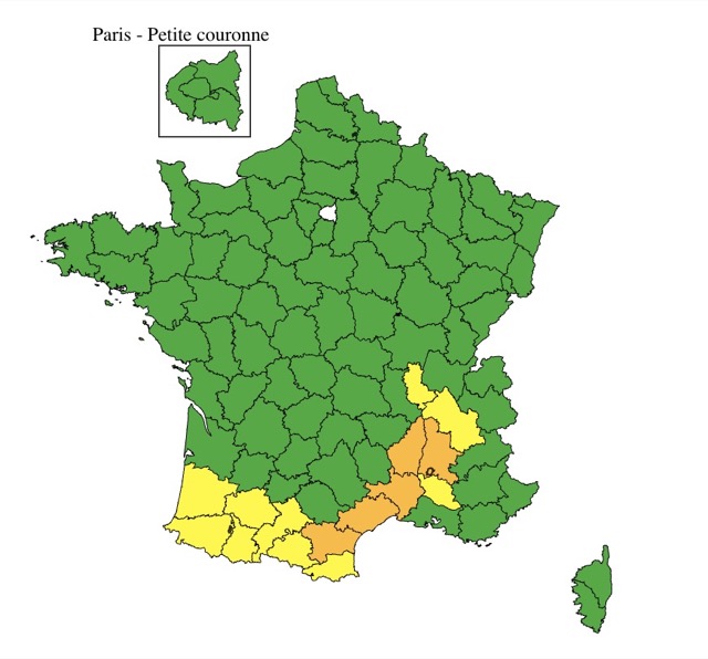 Canicule en France : Alerte Orange dans Cinq Départements