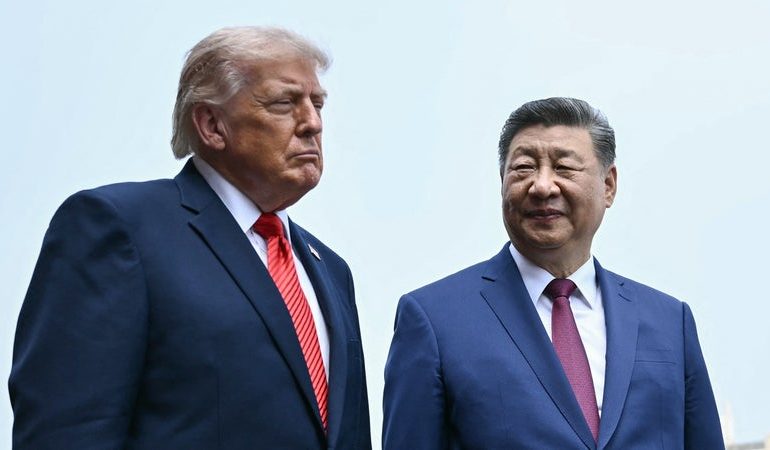 Donald Trump accueille Xi Jinping pour un dîner d&rsquo;État