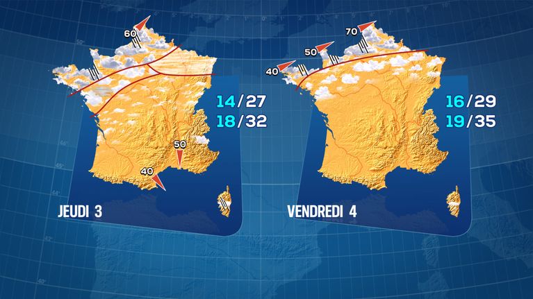 Retour de l&rsquo;anticyclone : des températures estivales au début de septembre