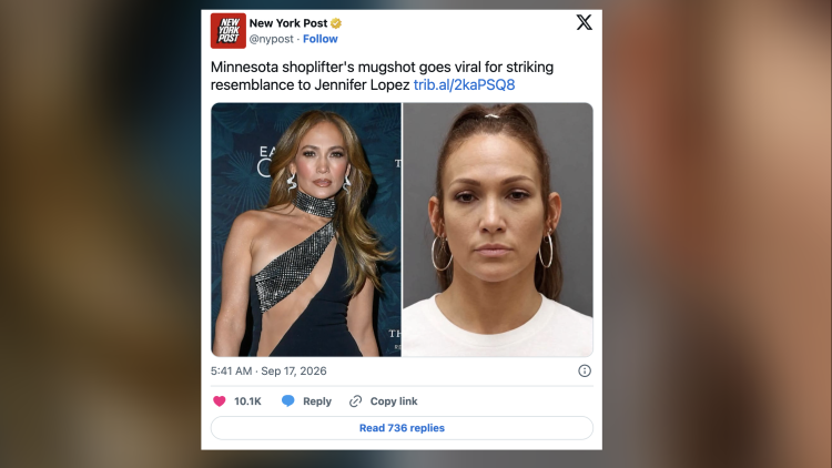 Une ressemblance troublante entre une femme du Minnesota et Jennifer Lopez