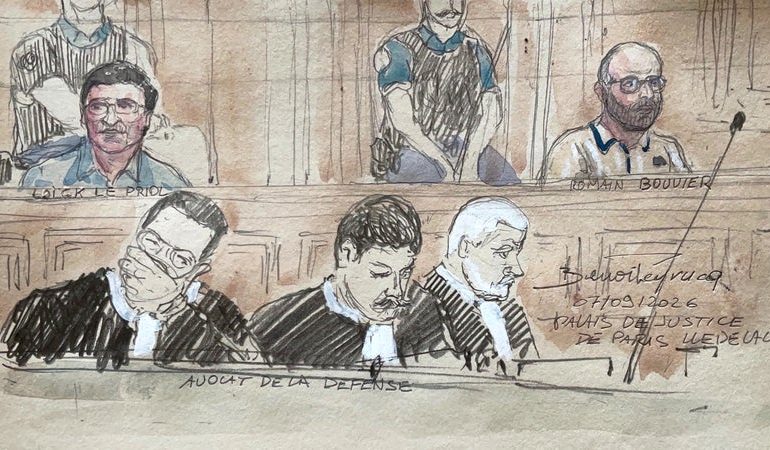 Procès de Loïk Le Priol et Romain Bouvier