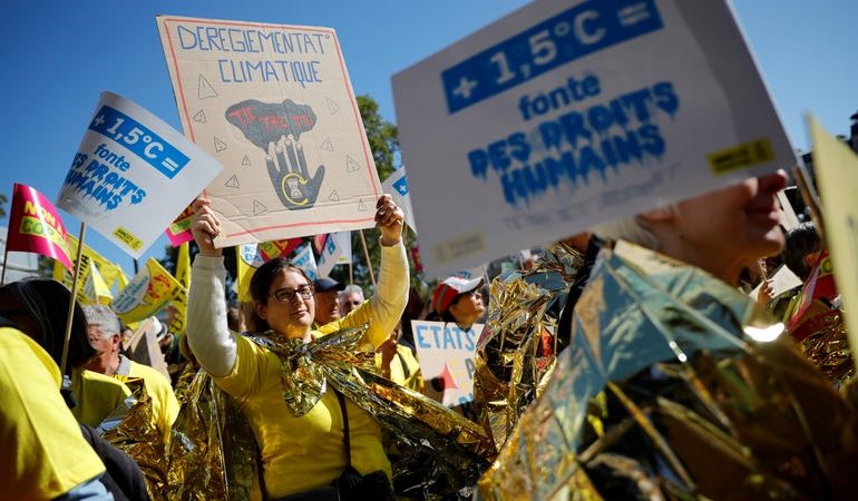 Mobilisation pour le climat à Poitiers