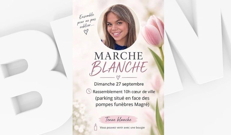 Marche blanche en hommage à Romane, victime d&rsquo;un accident de voiture à Leers