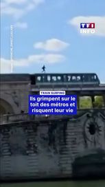Train surfing dangereux : l&rsquo;inquiétant phénomène du tram surfing