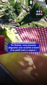 Une expérience culinaire unique à bord du train-raclette en Suisse
