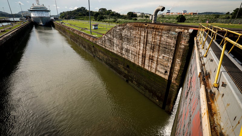 Le Canal de Panama réduit son trafic en raison d&rsquo;El Niño