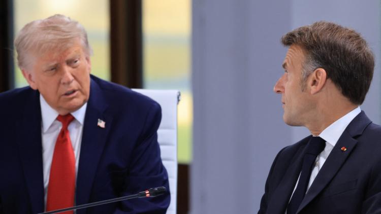 Rencontre entre Donald Trump et Emmanuel Macron à New York