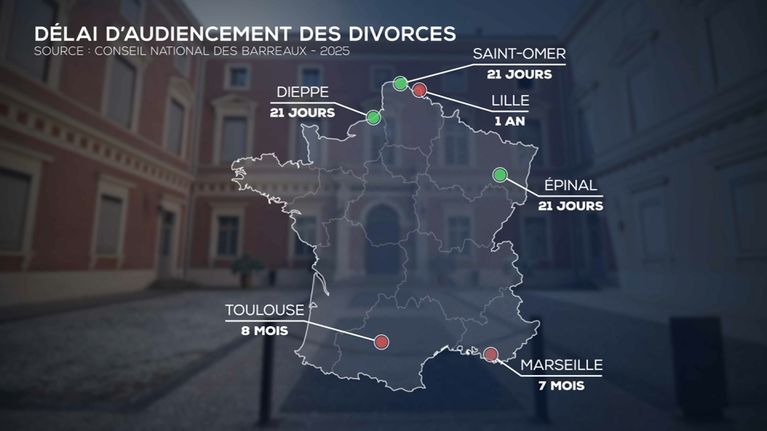 Les longs délais de divorce en France: une situation critique à Marseille