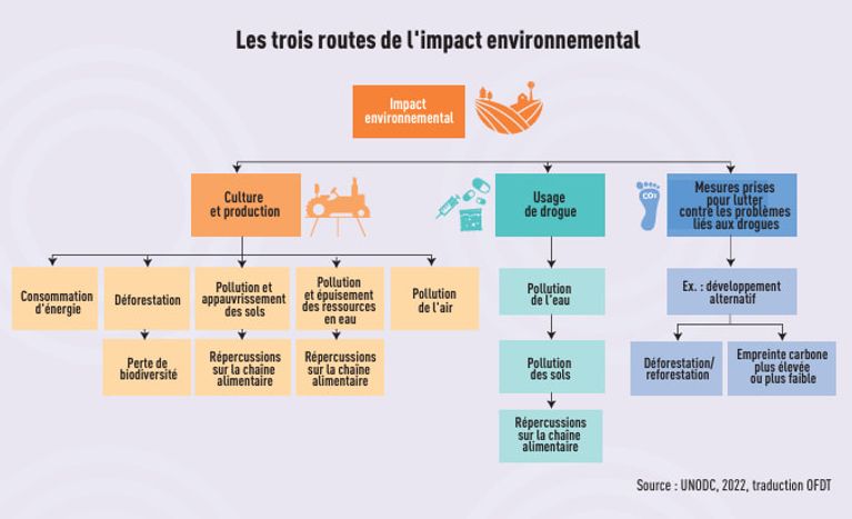 Impact environnemental des drogues de synthèse