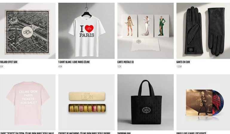 L&rsquo;ouverture du pop-up store Céline Dion aux Galeries Lafayette