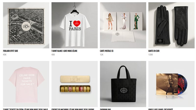 L&rsquo;ouverture du pop-up store Céline Dion aux Galeries Lafayette