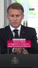 Réaction d&rsquo;Emmanuel Macron face aux blocages des lycées