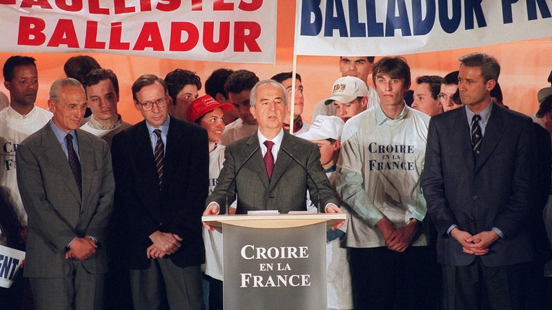 La carrière politique d&rsquo;Édouard Balladur