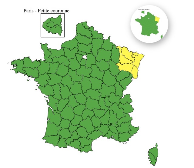 La vigilance météo en France pour le 13 septembre 2026