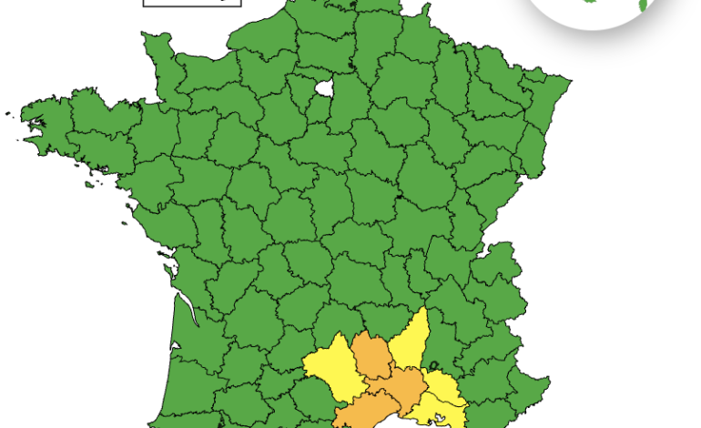 Alerte Météo-France : Vigilance orange pour pluie-inondation et orages