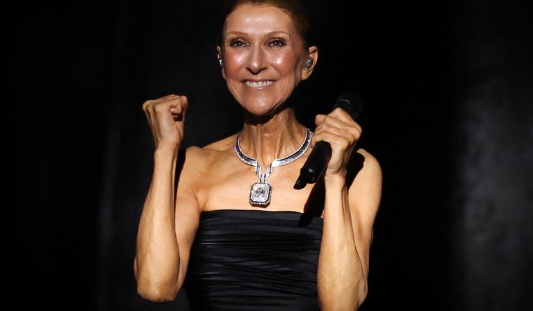 Céline Dion de retour sur scène à Paris