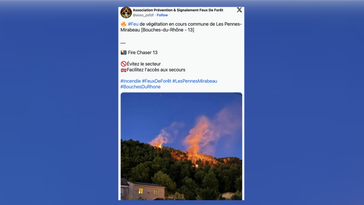 Incendie aux Pennes-Mirabeau : mesures et interventions