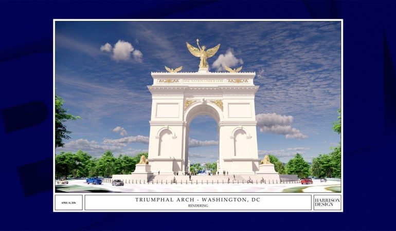 La vision controversée de Donald Trump pour un arc de triomphe militarisé à Washington