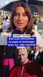 Rencontre d&rsquo;Audrey avec le pape Léon XIV
