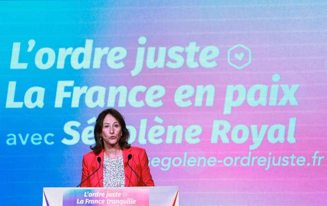 Ségolène Royal relance son slogan lors de la primaire de gauche