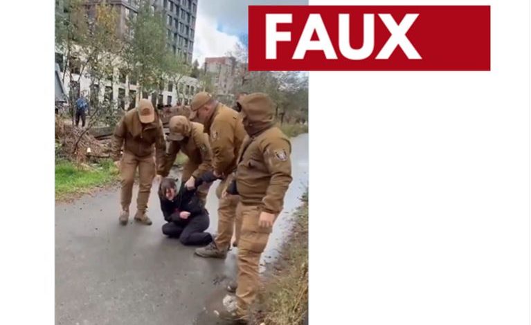 Vérifications d&rsquo;une vidéo prétendant montrer des mobilisations de femmes en Ukraine