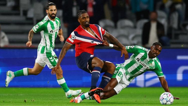 Défaite de Lille face au Betis Séville en Ligue des champions