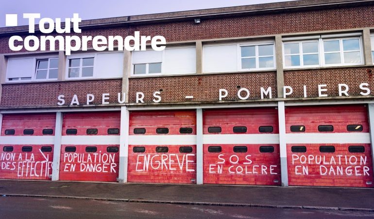 Les pompiers en grève pour protester contre les conditions de travail
